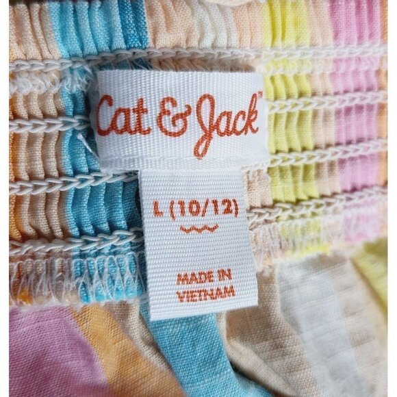 Cat & Jack, Girls' Flutter Sleeve Romper, 3KIDJ-Y - Picture 4 of 4